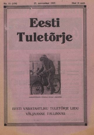 Eesti Tuletõrje : tuletõrje kuukiri ; 11 (154) 1937-11-27