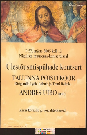 Ülestõusmispühade kontsert : Tallinna Poistekoor, Andres Uibo