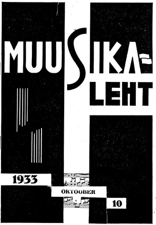 Muusikaleht ; 10 1933-10