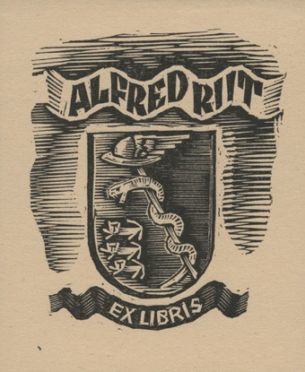 Alfred Riit ex libris 