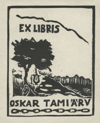 Ex libris Oskar Tamjärv 