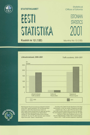 Eesti Statistika Kuukiri = Monthly Bulletin of Estonian Statistics ; 12(120) 2002-01