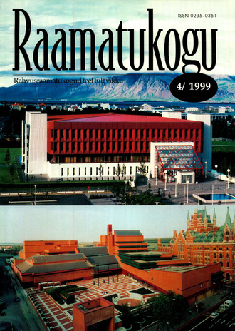Raamatukogu ; 4 1999
