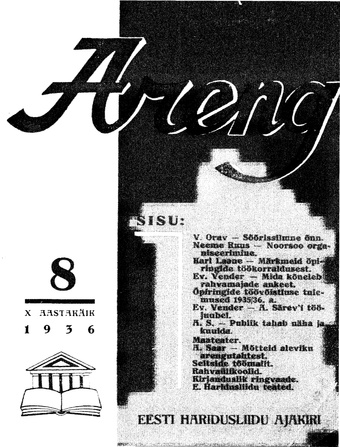 Areng ; 8 1936-12-21