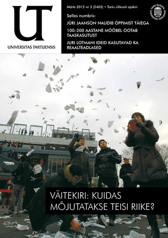 Universitas Tartuensis : UT : Tartu Ülikooli ajakiri ; 3 2012-03