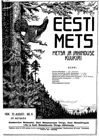 Eesti Mets ; 8 1936