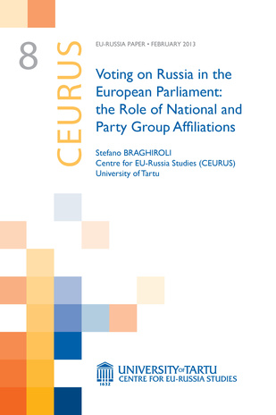Voting on Russia in the European Parliament : the role of national and party group affiliations