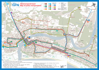Pärnu : ühistranspordi kaart = map of public transportation