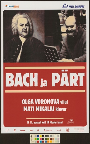 Bach ja Pärt : Olga Voronova, Mati Mikalai 