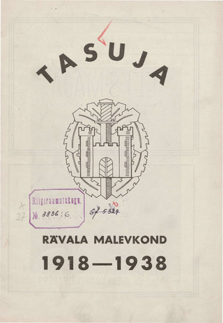 Tasuja ; 5 1938-08