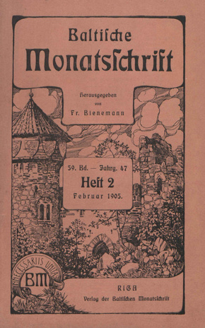 Baltische Monatsschrift ; 2 1905-02