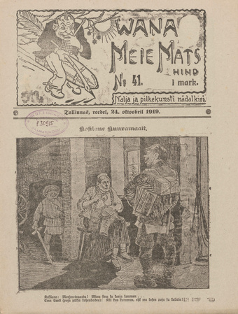 Vana Meie Mats : nalja- ja pilkekunsti nädalkiri ; 41 1919-10-24