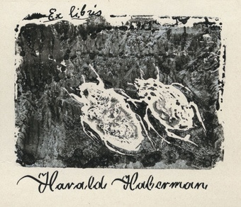 Ex libris Harald Haberman 