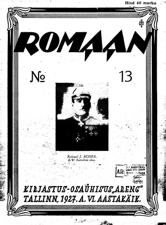 Romaan ; 13 (127) 1927-07