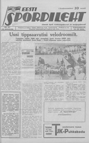Eesti Spordileht ; 25 1932-06-13
