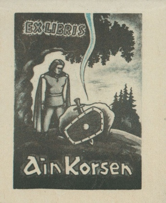Ex libris Ain Korsen 