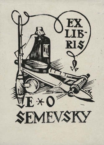 Ex libris E O Semevsky 