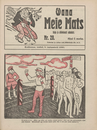 Vana Meie Mats : nalja- ja pilkekunsti nädalkiri ; 28 1920-09-03