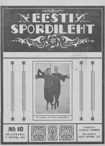 Eesti Spordileht ; 10 1922-03-09