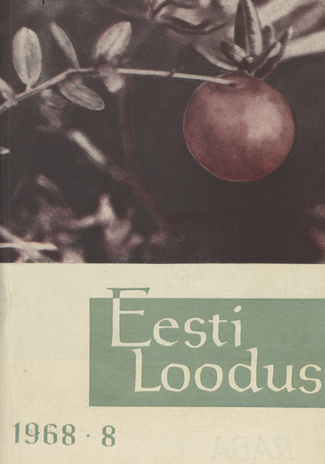 Eesti Loodus ; 8 1968-08