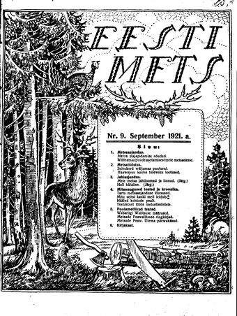 Eesti Mets ; 9 1921