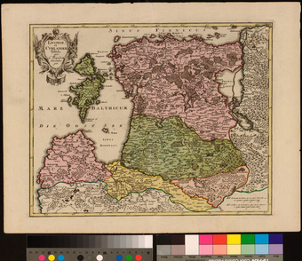 Livonia et Curlandia Tabula