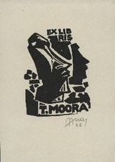 Ex libris T. Moora 