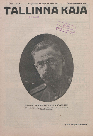 Tallinna Kaja : piltidega nädalakiri ; 5 1914-09-20