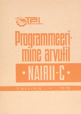Programmeerimine arvutil "Nairii-C" : õppevahend