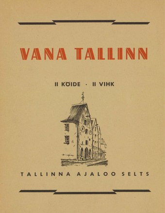 Vana Tallinn ; 2 1938