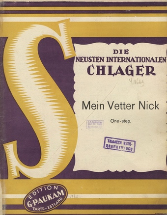 Mein Vetter Nick : one-step 