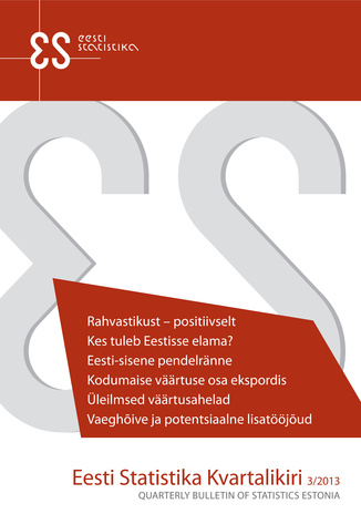 Eesti Statistika Kvartalikiri ; 3 2013