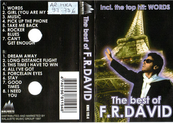 The best of F. R. David : incl. the top hit: Words