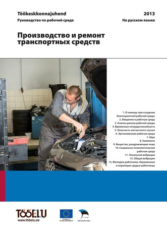 Производство и ремонт транспортных средств : töökeskkonnajuhend = руководство по рабочей среде 