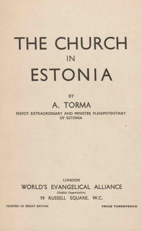 The church in Estonia