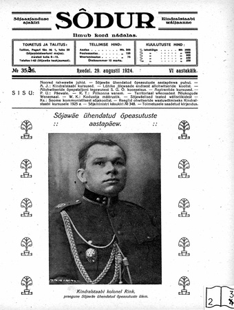 Sõdur ; 35-36 1924