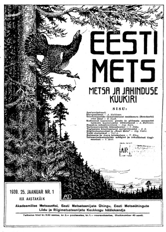 Eesti Mets ; 1 1939