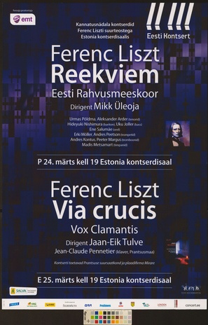 Ferenc Lizt Reekviem, Via crucis : Eesti Rahvusmeeskoor, Vox Clamantis 