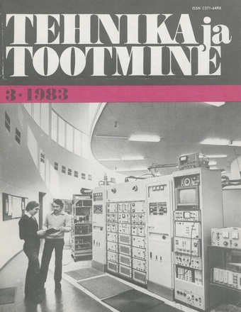 Tehnika ja Tootmine ; 3 1983-03