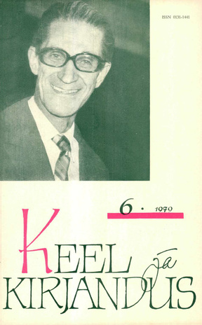 Keel ja Kirjandus ; 6 1979-06