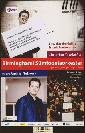 Birminghami Sümfooniaorkester, Christian Tetzlaff, Andris Nelsons