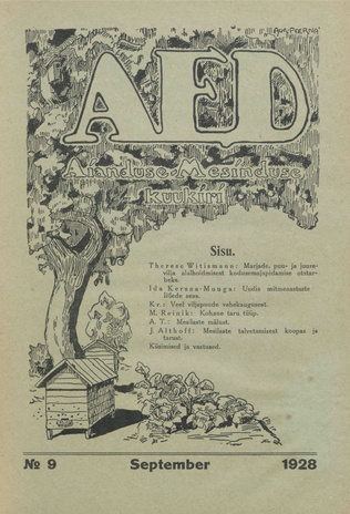 Aed : aianduse ajakiri ; 9 1928-09