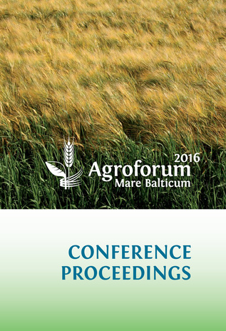 Agroforum Mare Balticum 2016 : conference proceedings : 19th - 21st April 2016, Tartu, Estonia 