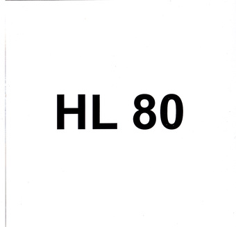 HL 80 : Eesti Muusikafondi heliarhiiv