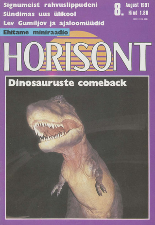 Horisont ; 8 1991-08