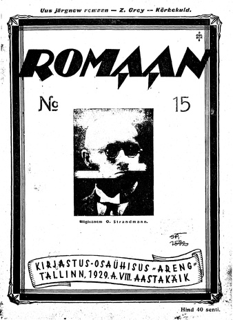 Romaan ; 15 (177) 1929-08