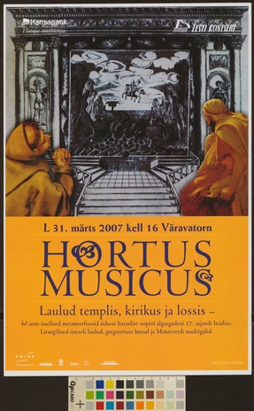 Hortus Musicus : laulud templis, kirikus ja lossis 