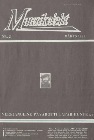 Muusikaleht ; 2 1991-03