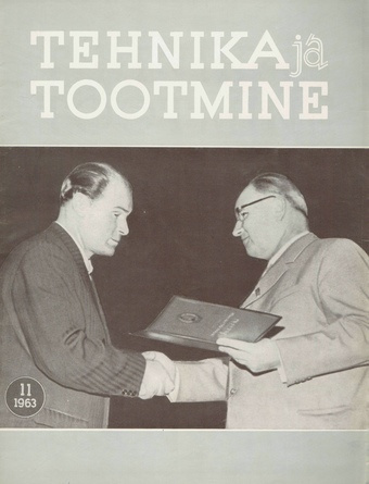 Tehnika ja Tootmine ; 11 1963-11