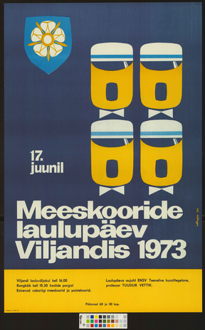 Meeskooride laulupäev Viljandis 1973